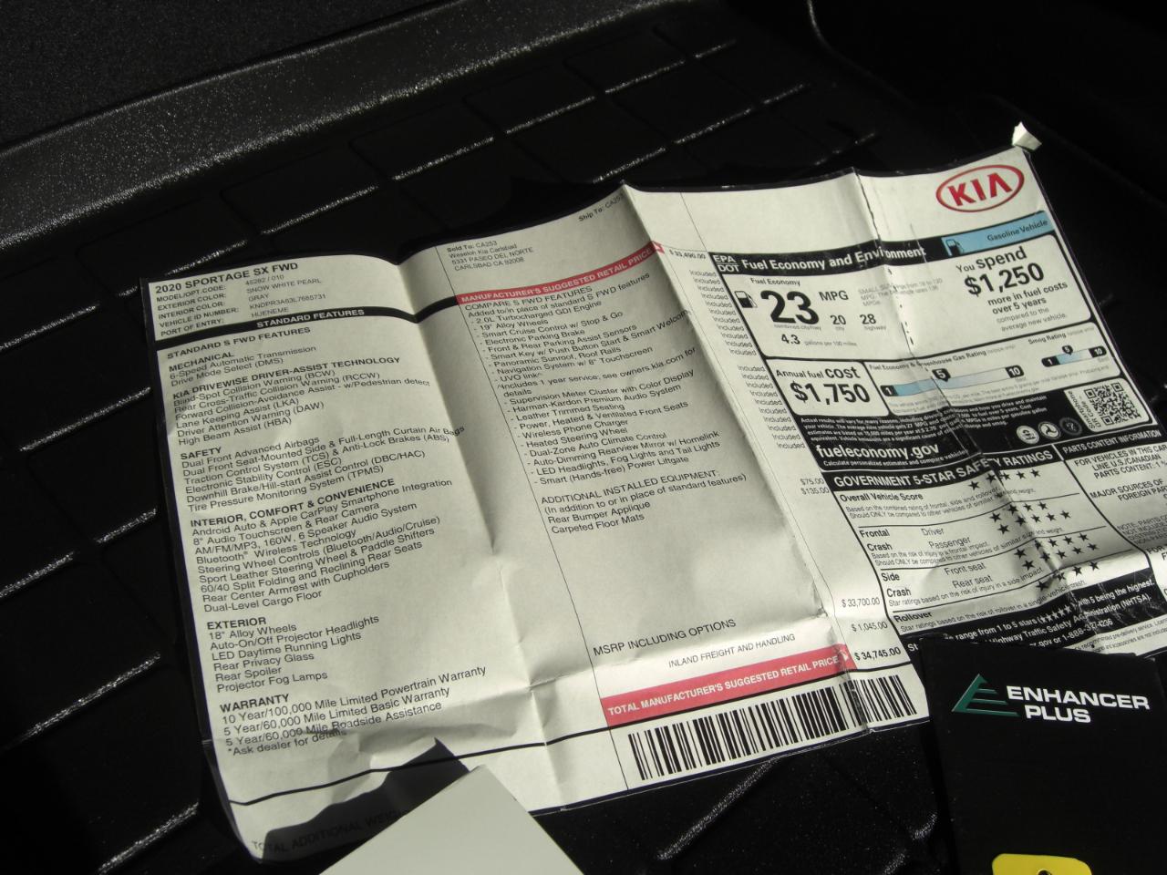 Kia Sportage SX Turbo FWD 2020