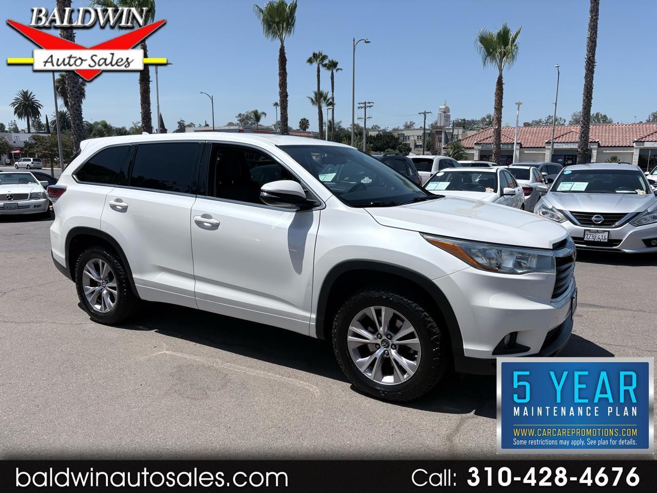 Toyota Highlander FWD 4dr V6 LE Plus (Natl) 2016