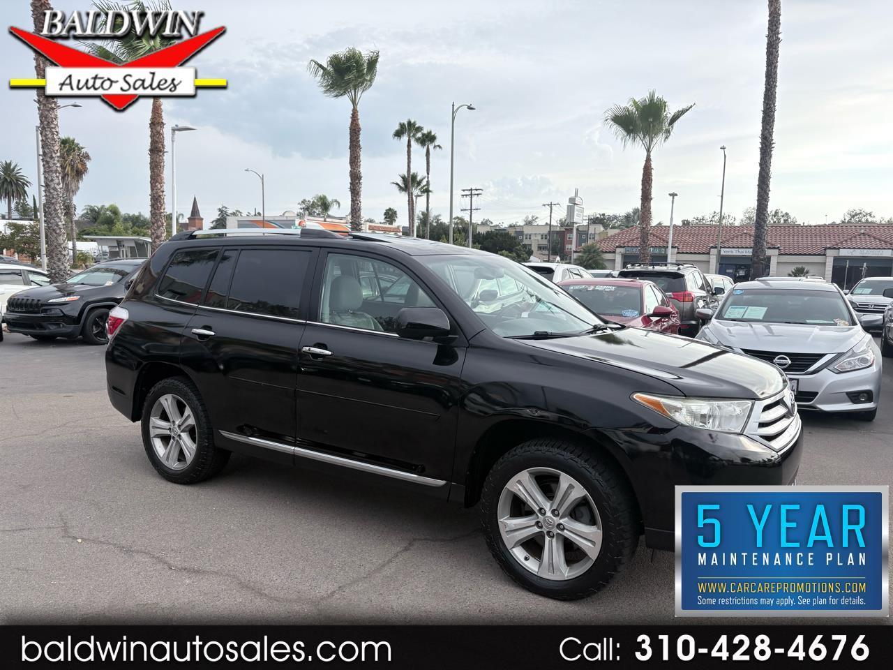 Toyota Highlander 4WD 4dr V6 Limited (Natl) 2013