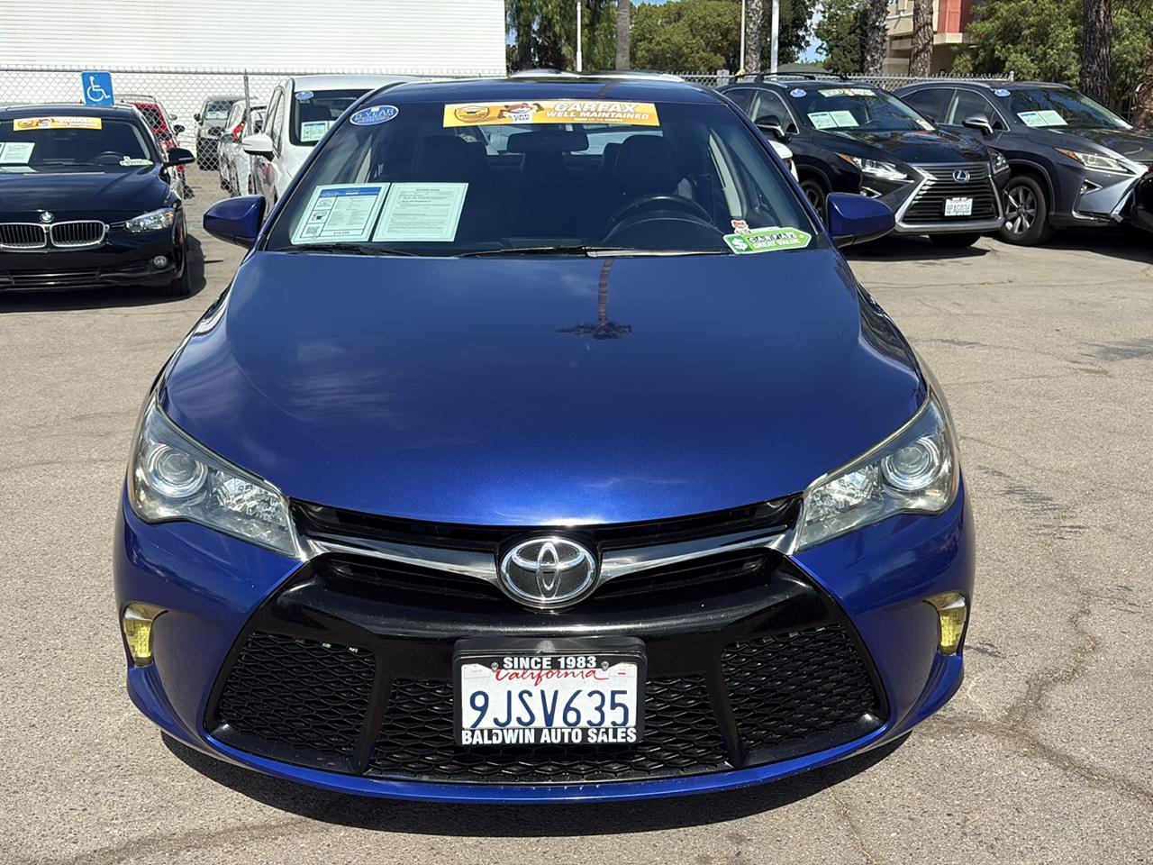 Toyota Camry 4dr Sdn I4 Auto SE w/Special Edition Pkg (Natl) 2016