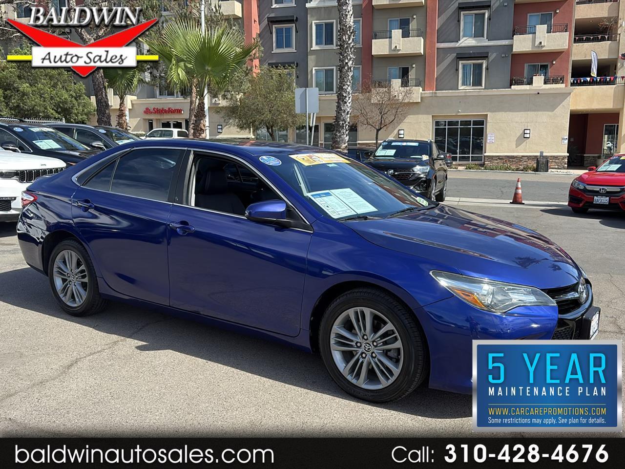 2016 Toyota Camry 4dr Sdn I4 Auto SE w/Special Edition Pkg (Natl)