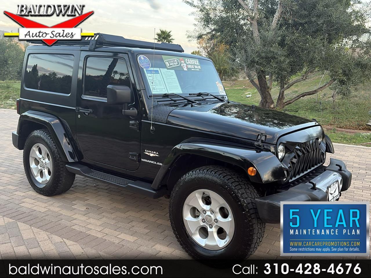 Jeep Wrangler 4WD 2dr Sahara 2015