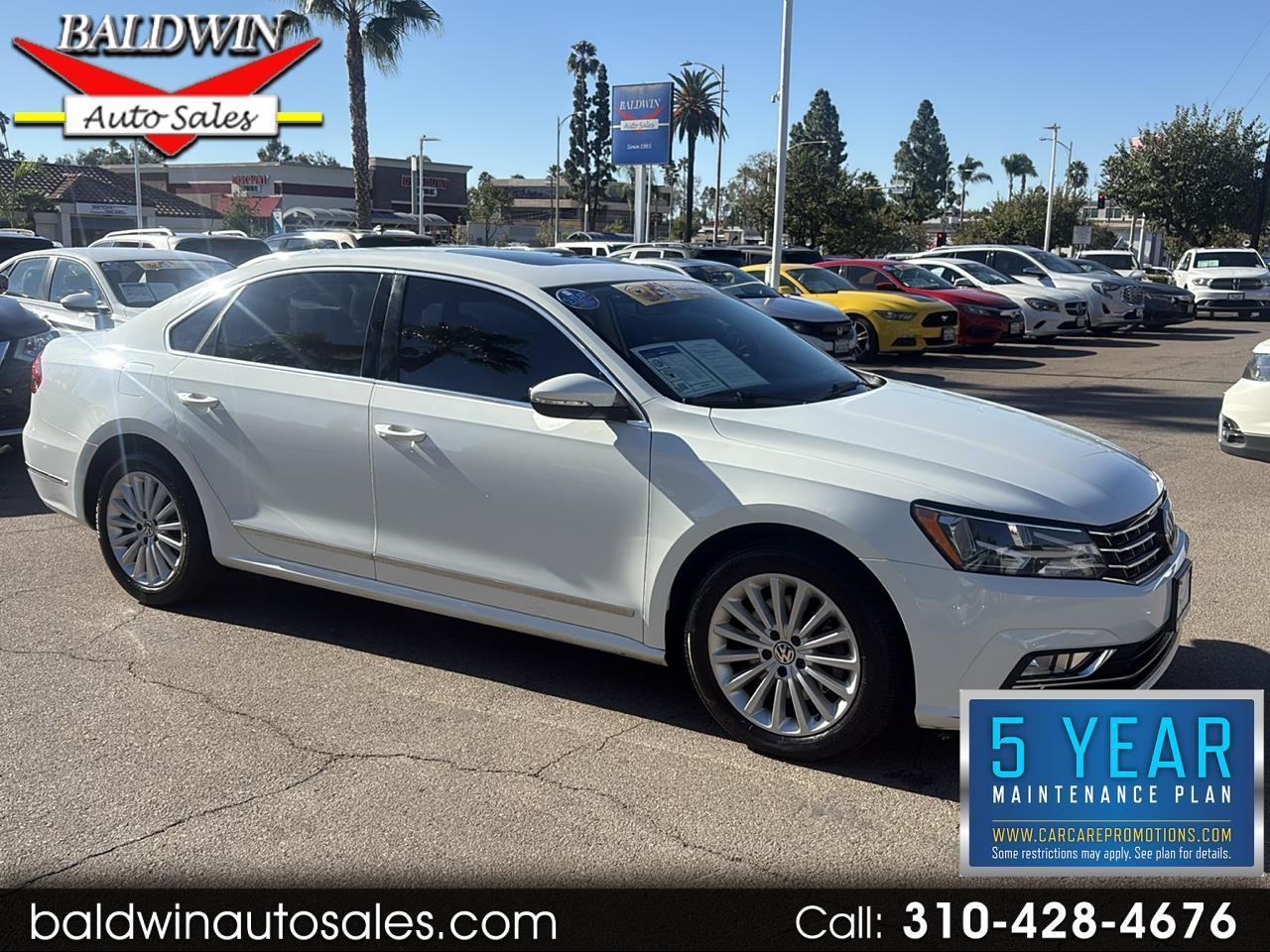 Volkswagen Passat 4dr Sdn 1.8T Auto SE PZEV 2016