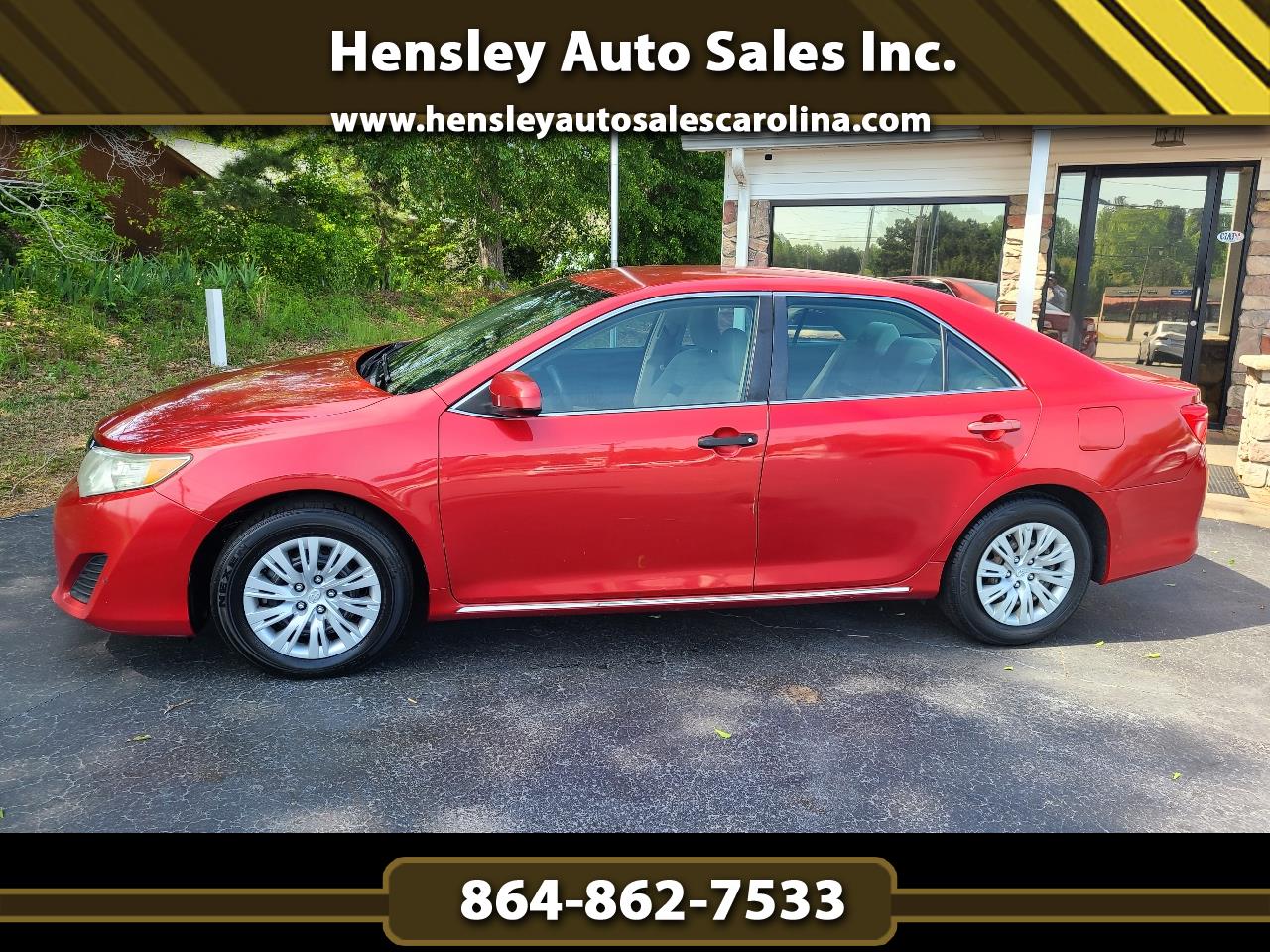 Used 2012 Toyota Camry L for Sale in Greenville SC 29644 Hensley Auto