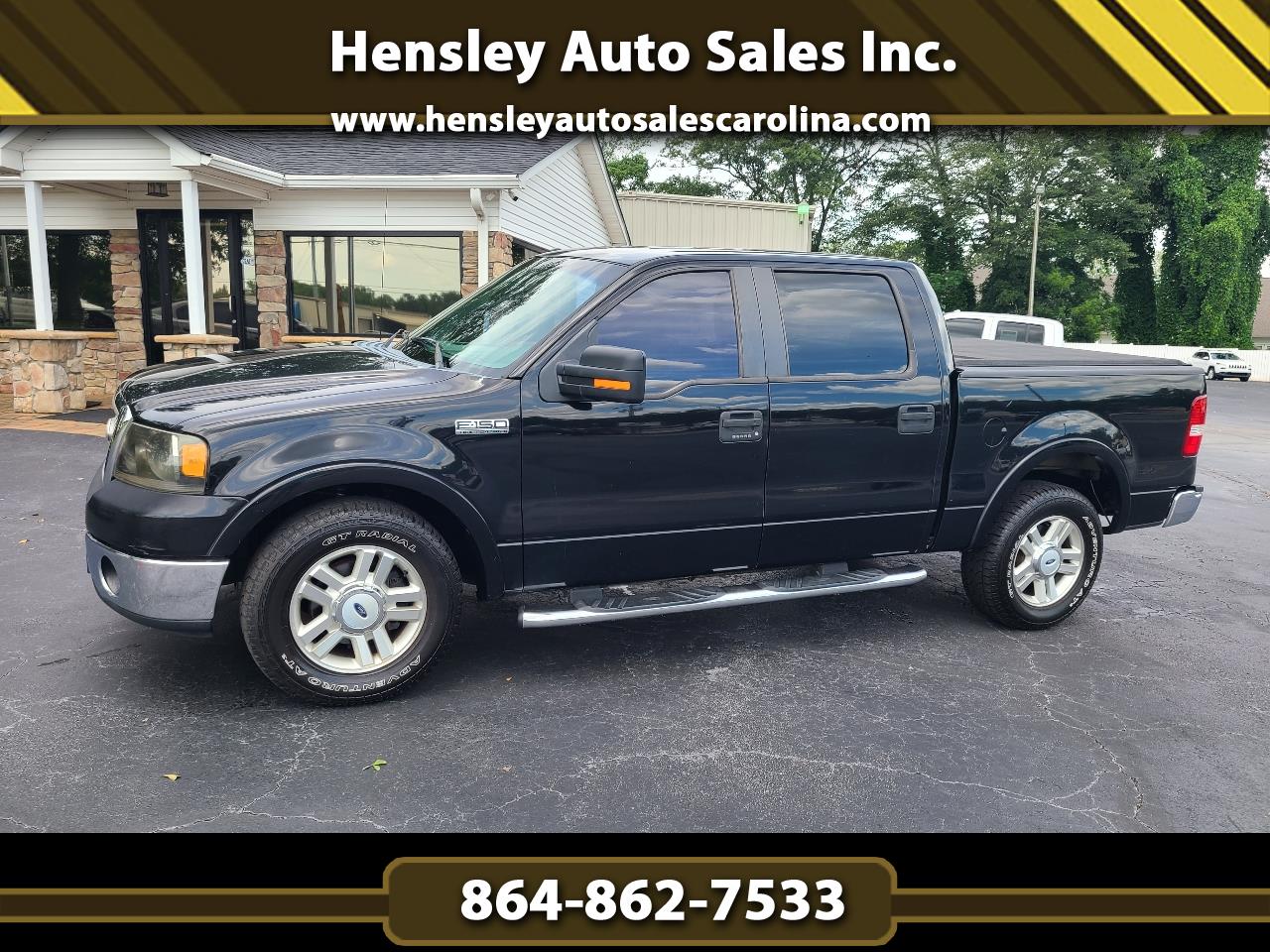 Used 2008 Ford F150 Lariat SuperCrew 2WD for Sale in Greenville SC 29644 Hensley Auto Sales Inc.