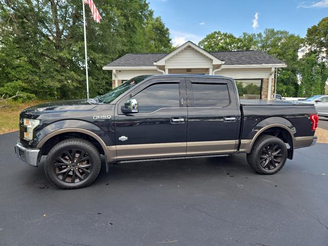 Black 2015 Ford F-150 Pickup Truck Four-Wheel Drive Automatic