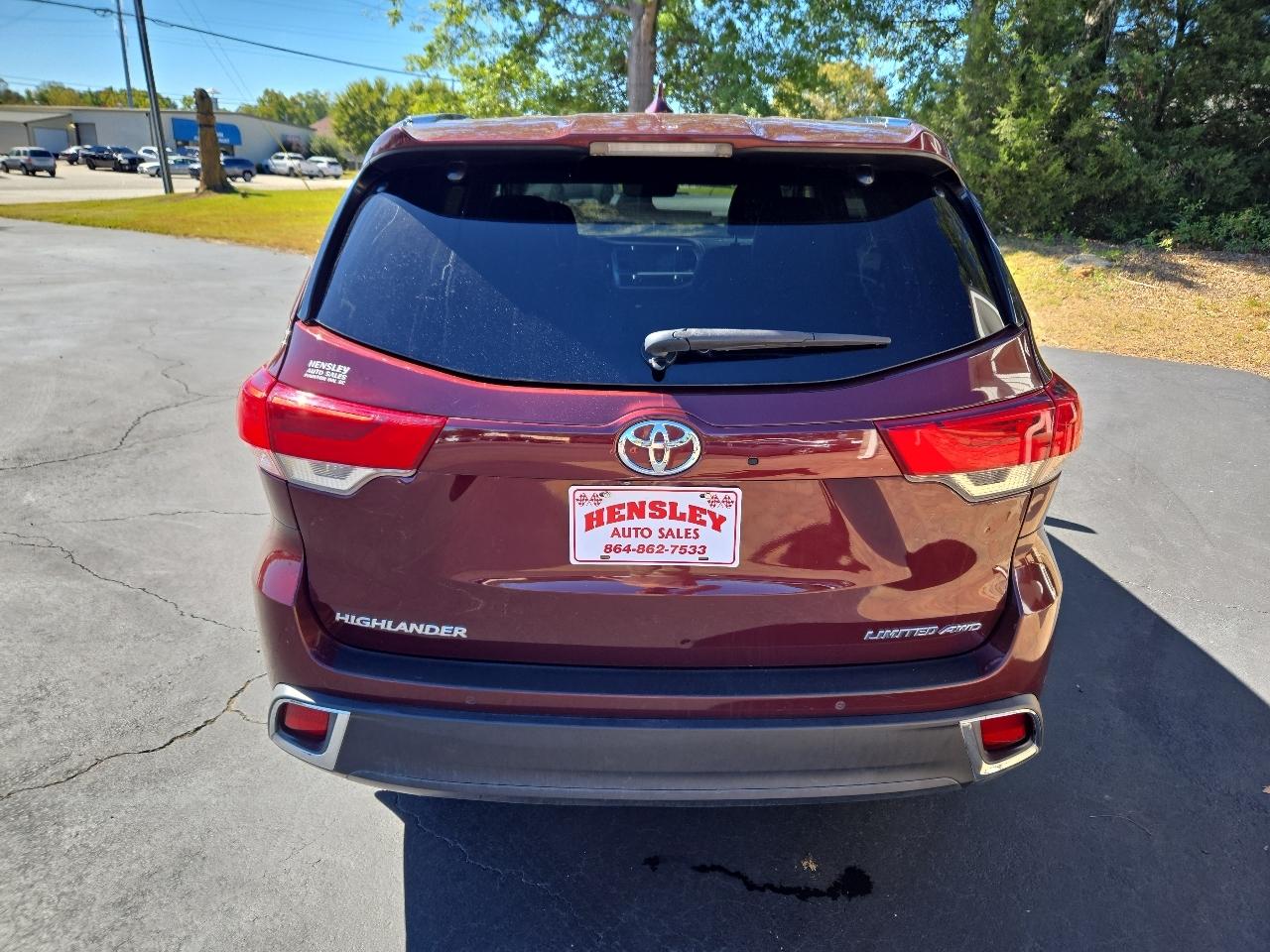Toyota Highlander Limited AWD V6 2019