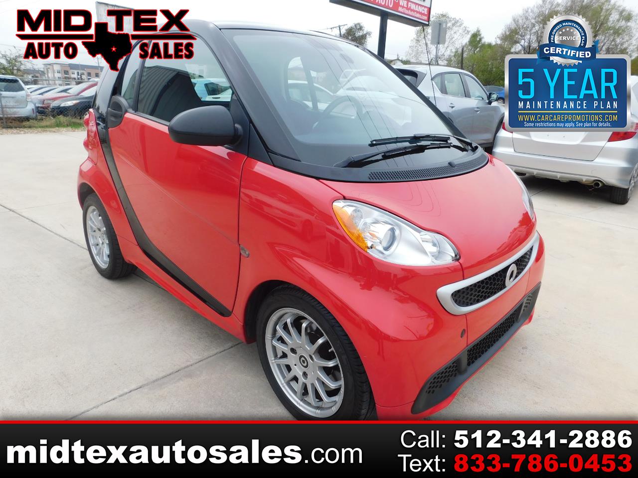 2014 Smart Fortwo 2dr Cpe Pure
