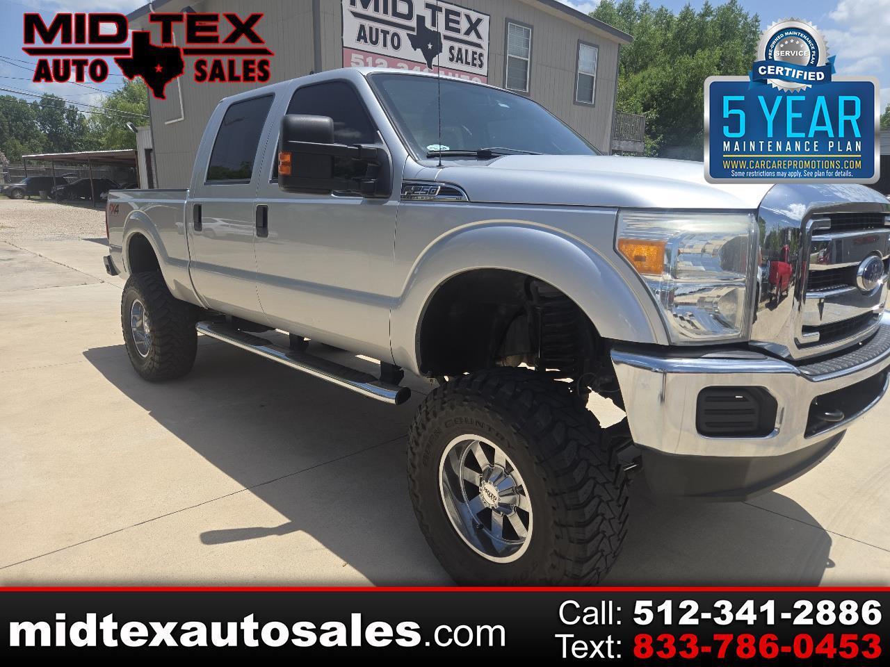 2012 Ford Super Duty F-250 SRW XLT 4WD Crew Cab