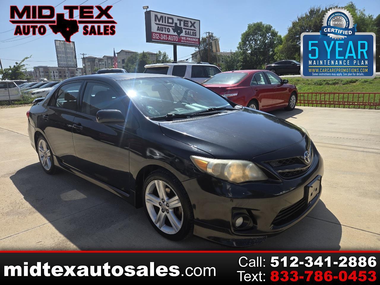 Toyota Corolla 4dr Sdn S Auto (Natl) 2013