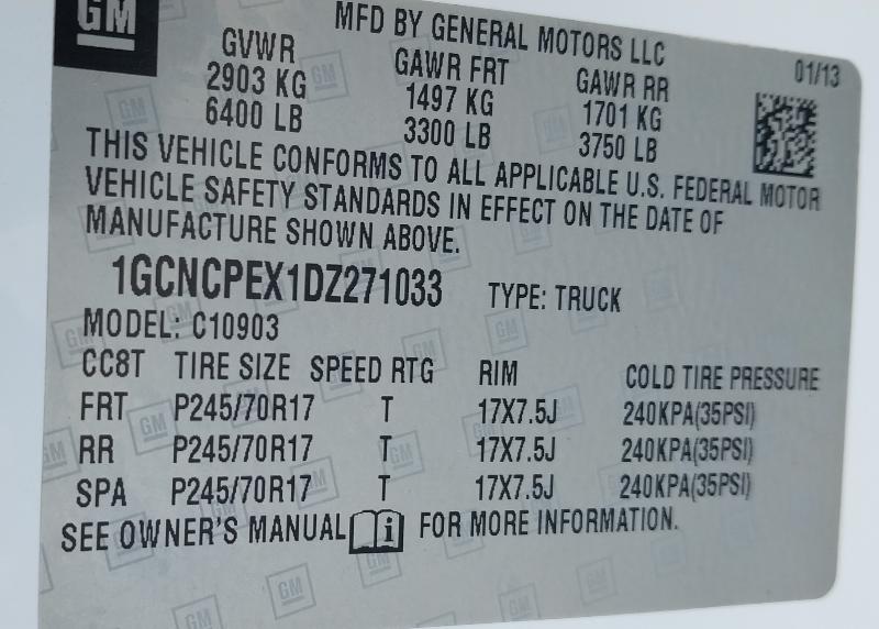 Chevrolet Silverado 1500 1LT Regular Cab 2WD 2013