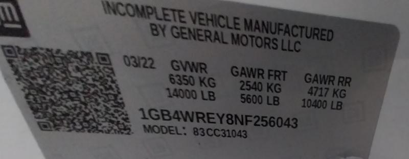 Chevrolet Silverado 3500HD Work Truck Crew Cab 2WD 2022