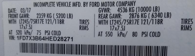 Ford F-350 SD XL SuperCab 4WD 2017