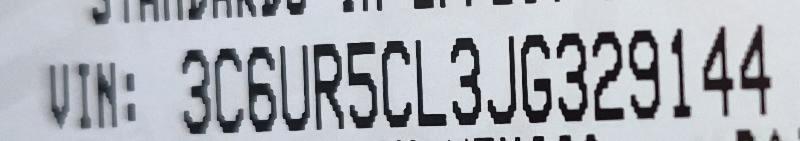 RAM 2500 Tradesman Crew Cab SWB 4WD 2018