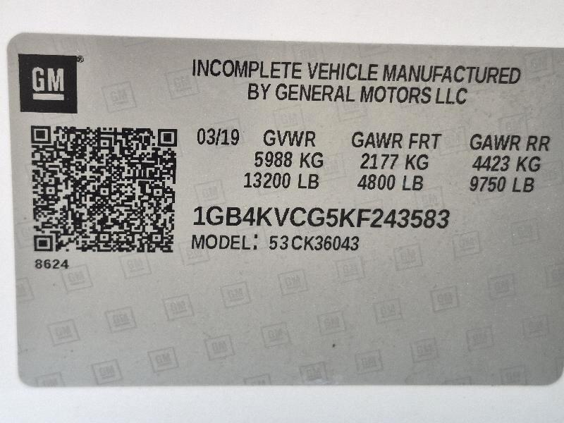 Chevrolet Silverado 3500HD Work Truck Crew Cab 4WD 2019