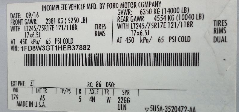 Ford F-350 SD XL Crew Cab LWB DRW 2WD 2017