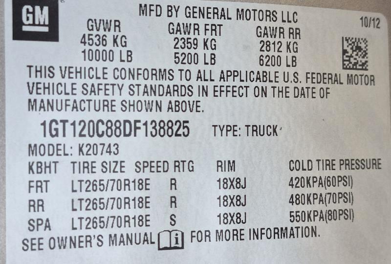 GMC Sierra 2500HD 4WD Crew Cab 167" SLE 2013