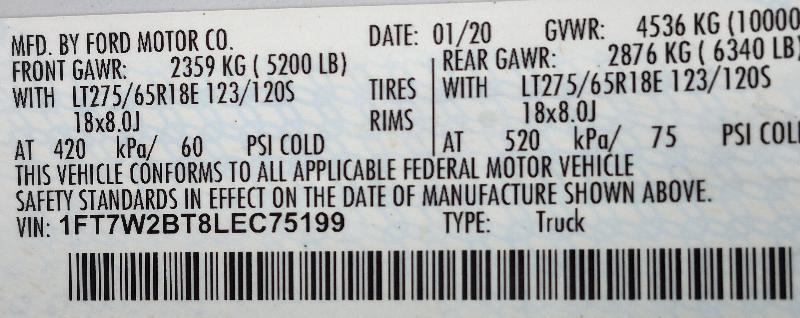 Ford F-250 SD XLT Crew Cab 4WD 2020