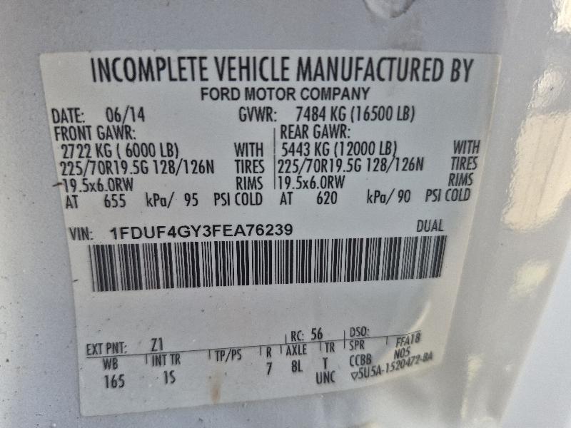 Ford F-450 SD Regular Cab DRW 2WD 2015
