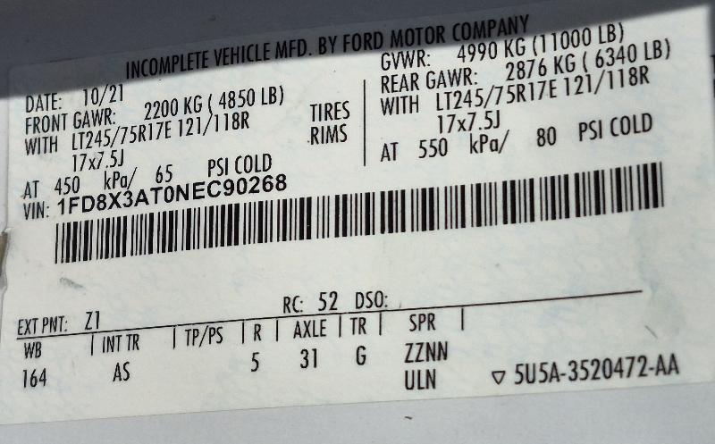 Ford F-350 SD XL SuperCab LWB 2WD 2022