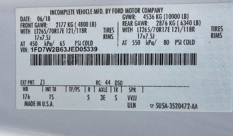Ford F-250 SD XL Crew Cab LWB 4WD 2018