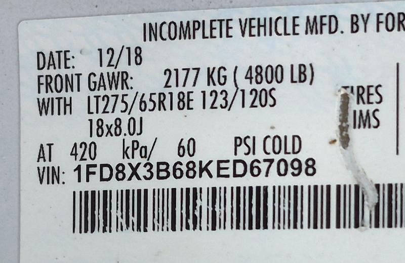 Ford F-350 SD XL SuperCab Long Bed 4WD 2019