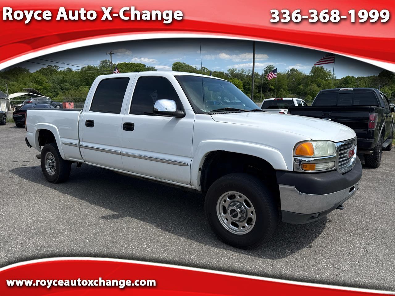 2002 GMC Sierra 2500HD SLE Crew Cab 4WD