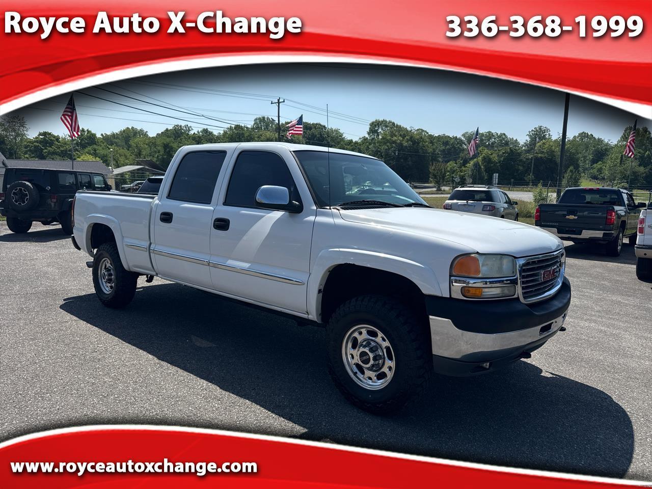 2002 GMC Sierra 2500HD SLE Crew Cab 4WD