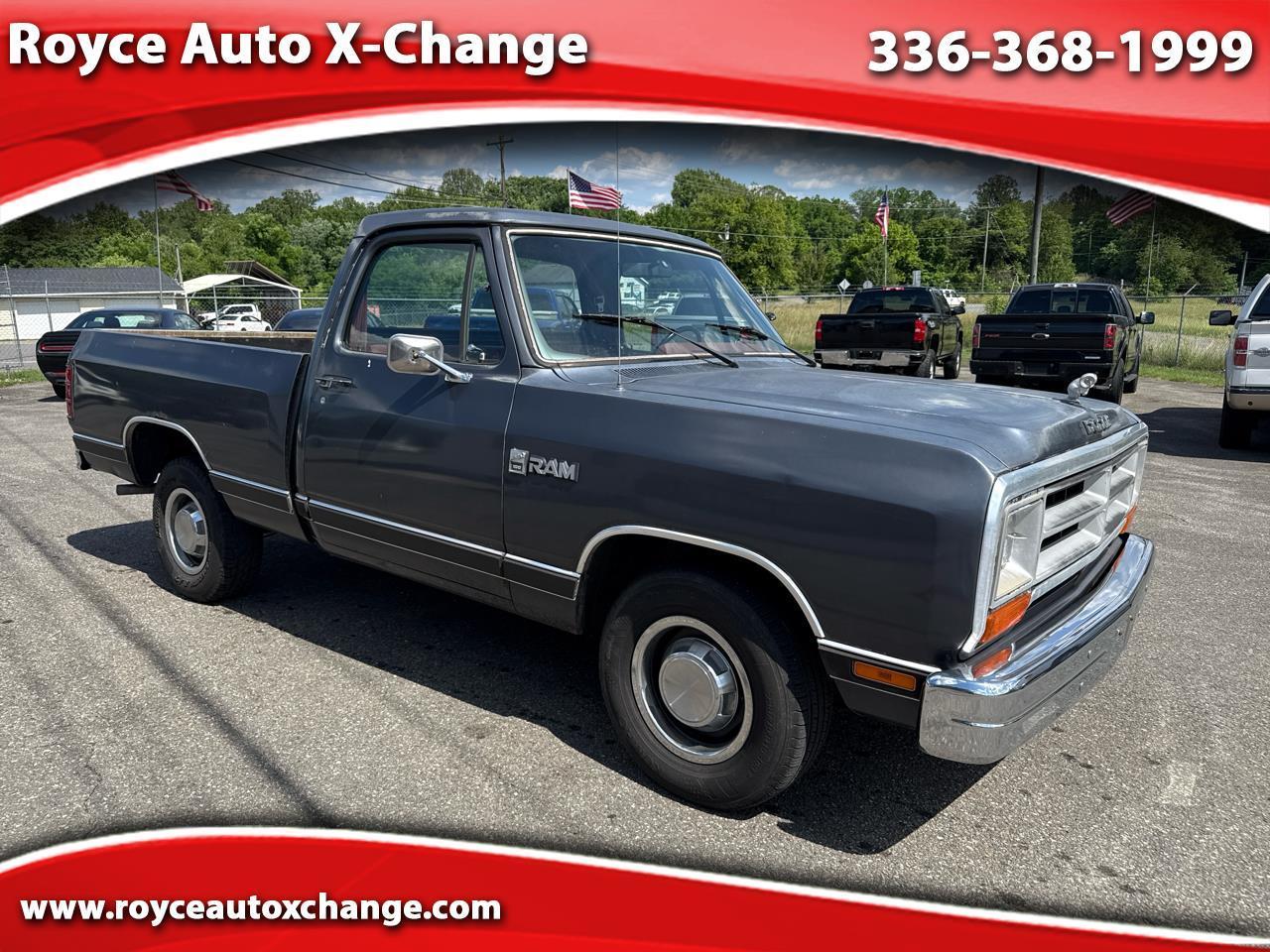 Dodge D100 Custom 2WD 1987