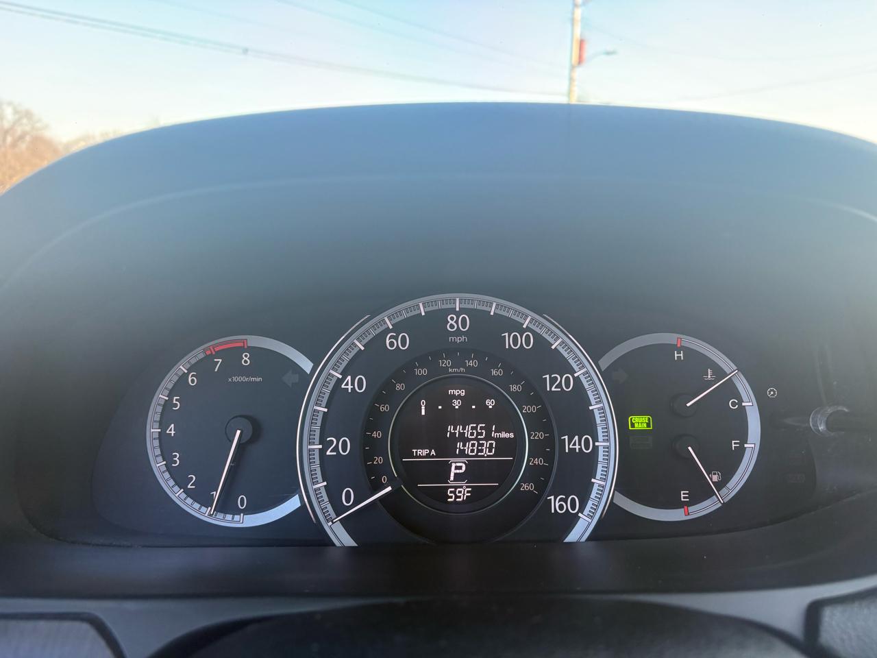 Honda Accord Sedan 4dr I4 CVT EX-L 2014