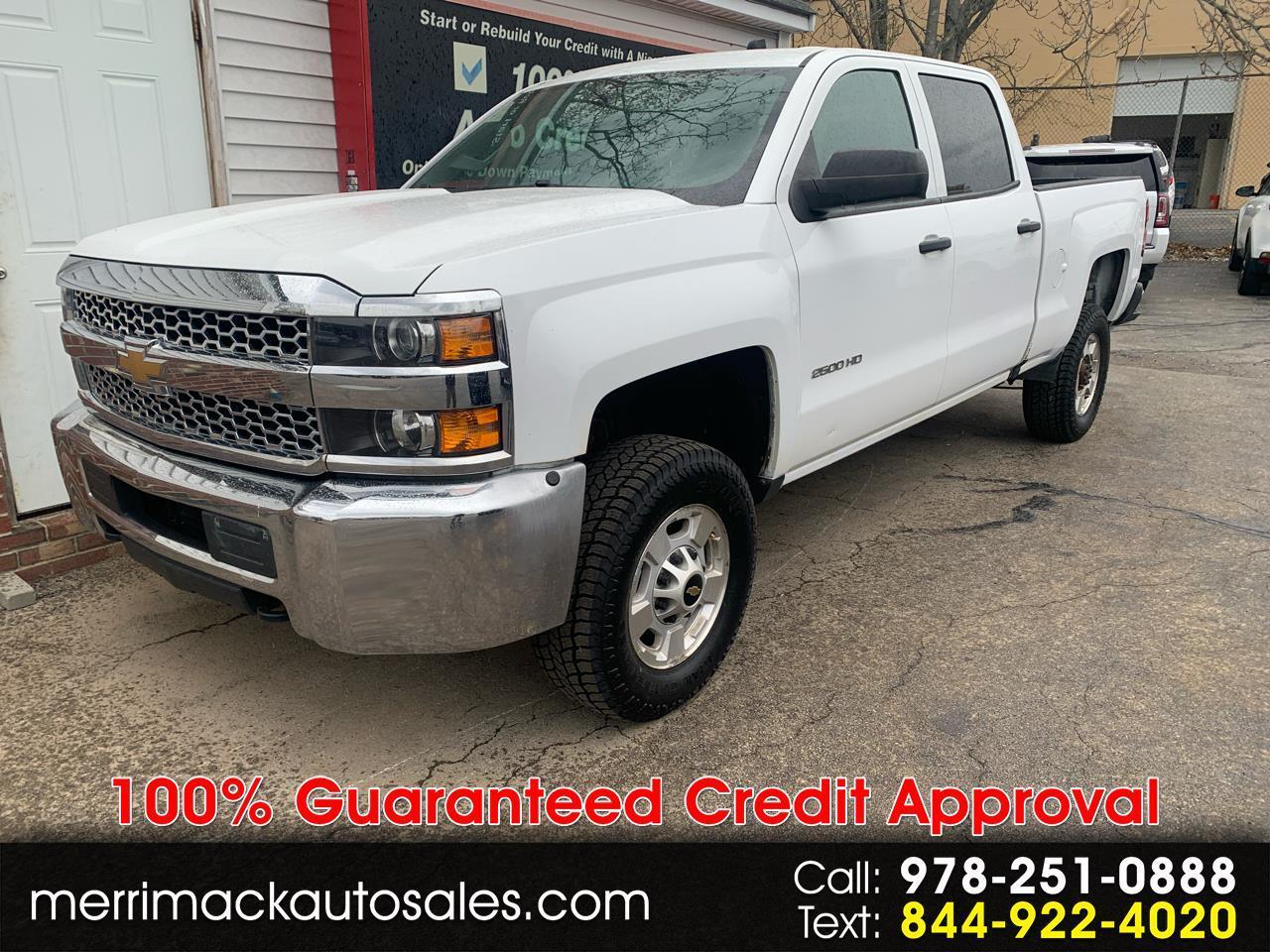 2019 Chevrolet Silverado 2500HD 4WD Crew Cab 153.7" Work Truck Heavy Duty