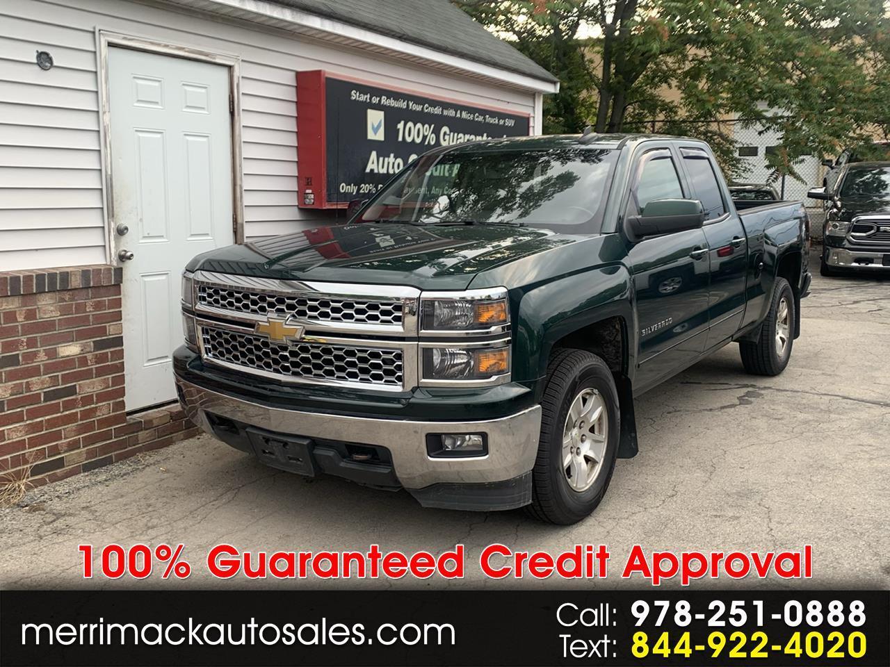 2015 Chevrolet Silverado 1500 4WD Double Cab 143.5" LT w/1LT