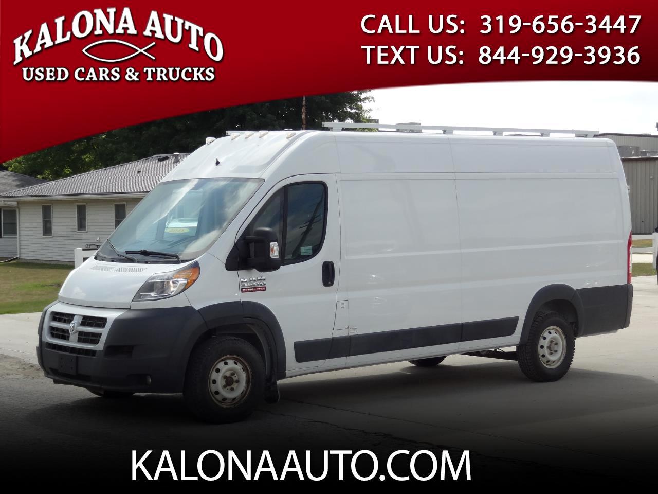 RAM ProMaster Cargo Van 3500 Extended High Roof 159" WB 2016