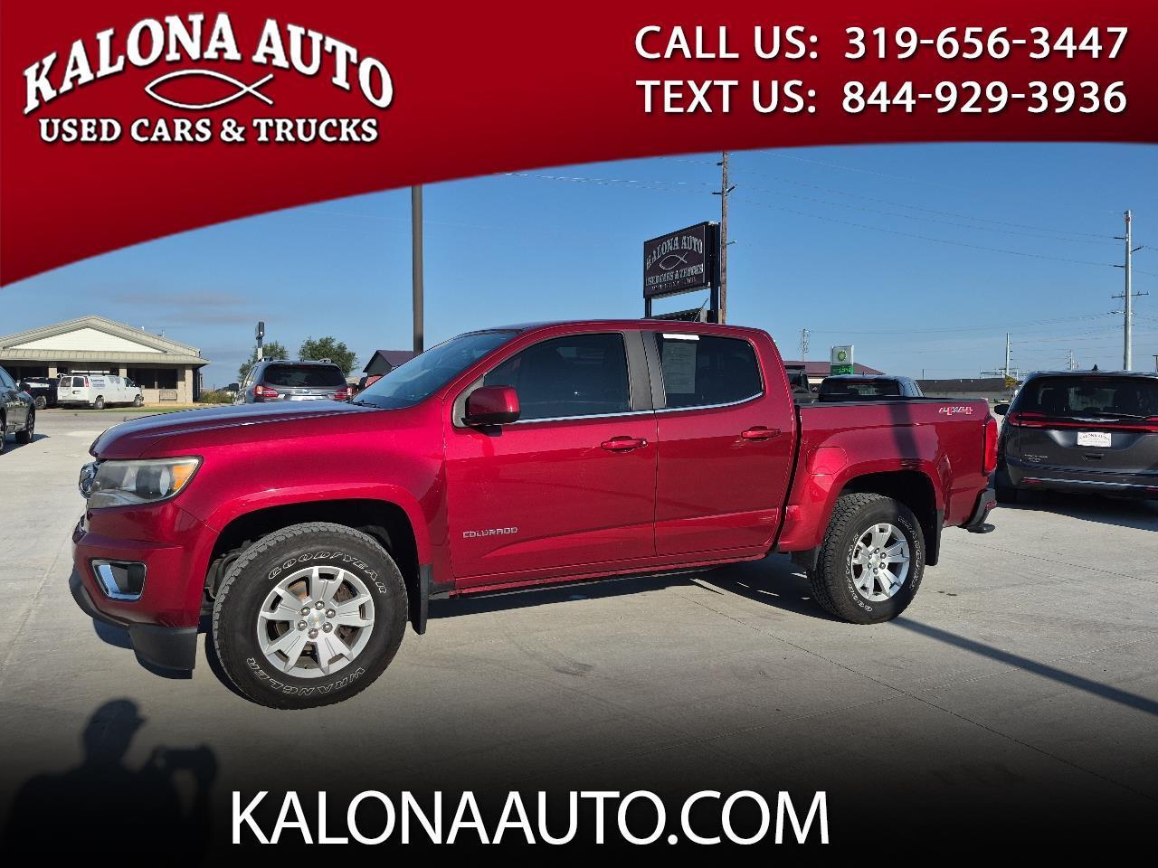 Chevrolet Colorado LT Crew Cab 4WD Short Box 2017