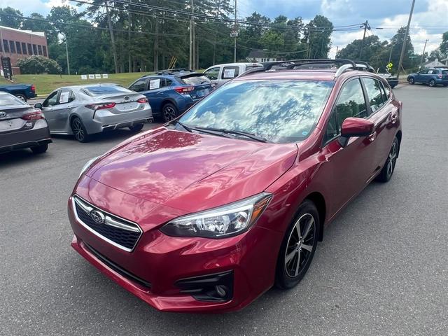 Red 2019 Subaru Impreza Hatchback All-Wheel Drive Continuously Variable Transmission