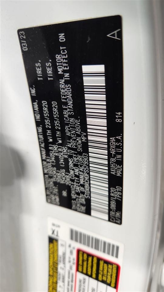 Toyota Highlander Hybrid Limited AWD 2023