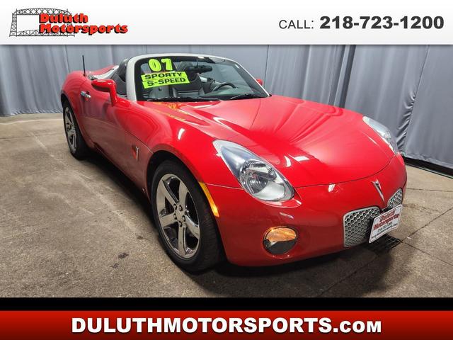Red 2007 Pontiac Solstice Base Convertible Rear-Wheel Drive 5-Speed Manual