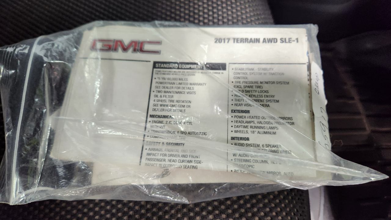 GMC Terrain SLE1 AWD 2017 GMC Terrain SLE1 AWD 2017