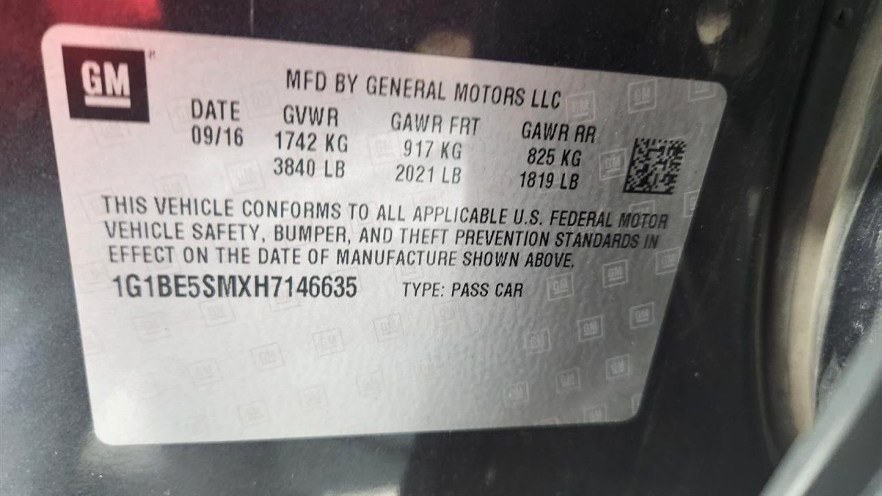 Chevrolet Cruze LT Auto 2017