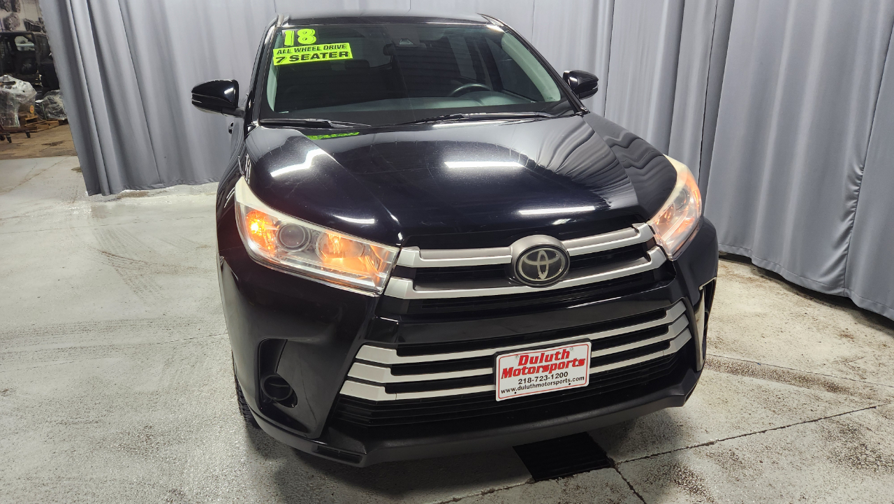 Toyota Highlander LE AWD V6 2018