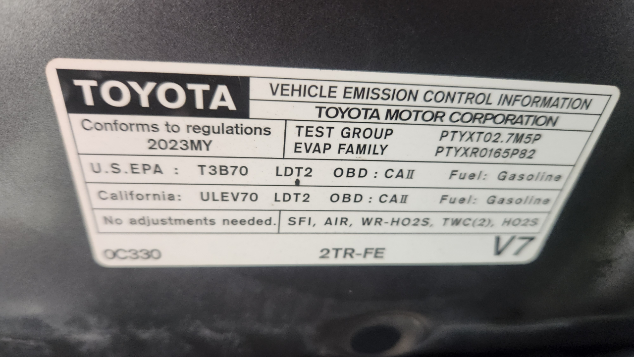 Toyota Tacoma SR5 Access Cab I4 6AT 4WD 2023