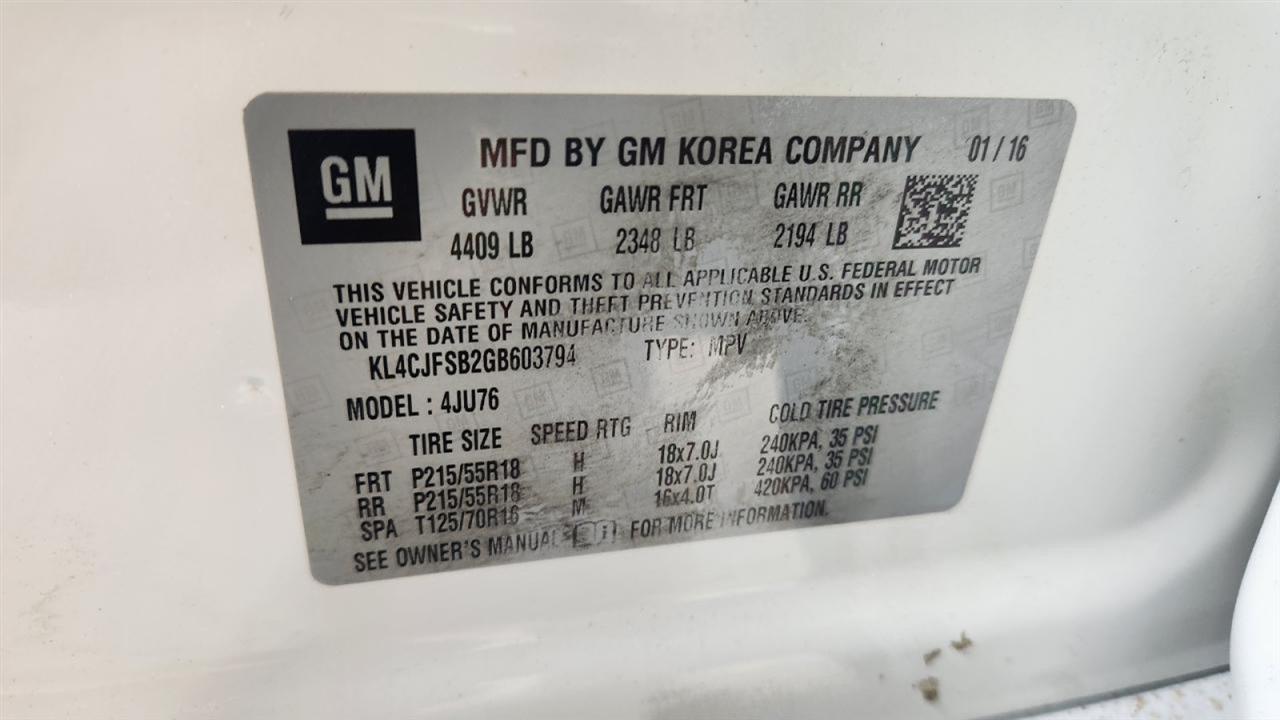 Buick Encore Convenience AWD 2016