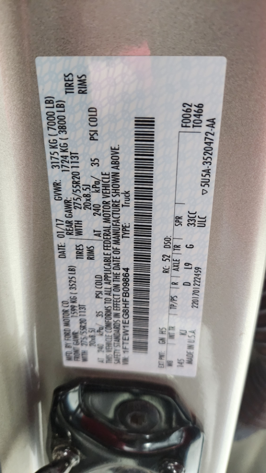 Ford F-150 King-Ranch SuperCrew 5.5-ft. 4WD 2017