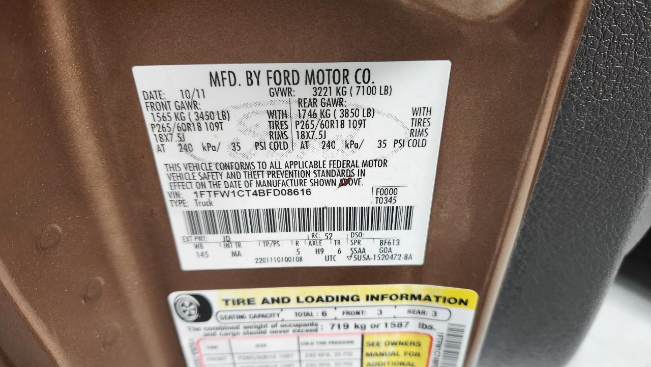 Ford F-150 XLT SuperCrew 5.5-ft. Bed 2WD 2011