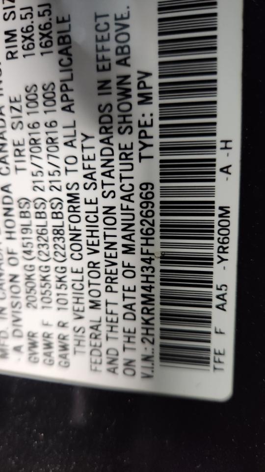 Honda CR-V LX 4WD 2015