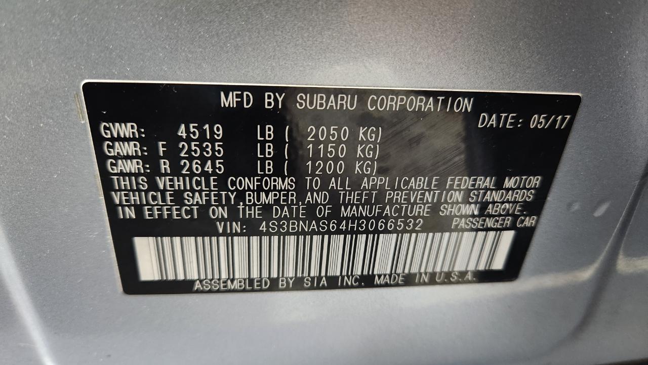 Subaru Legacy 2.5i Sport 2017