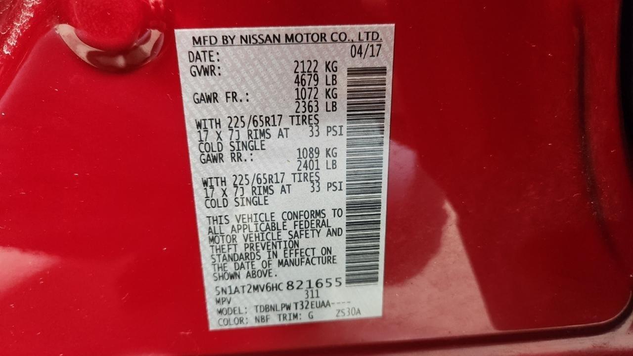 Nissan Rogue S AWD 2017