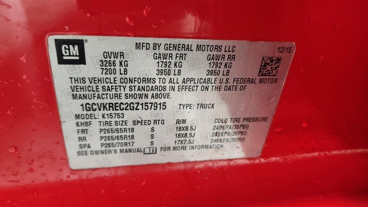 Chevrolet Silverado 1500 LT Double Cab 4WD 2016