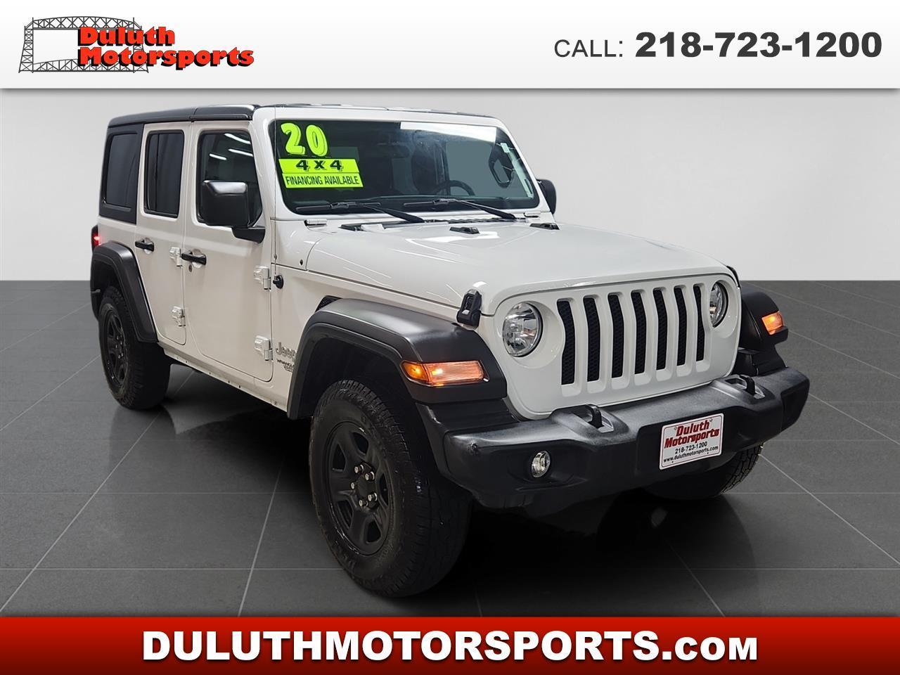 2020 Jeep Wrangler Unlimited Sport