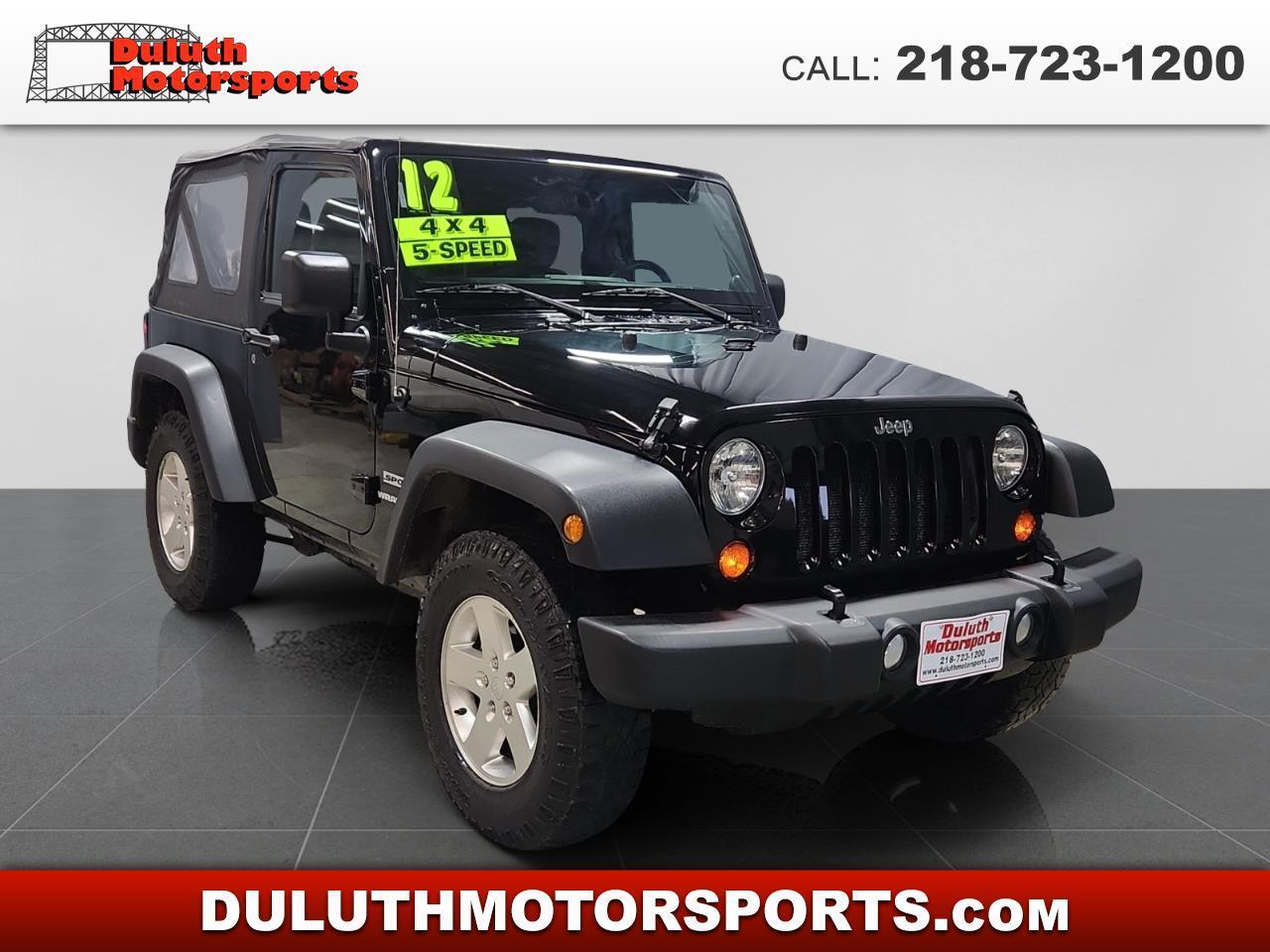 2012 Jeep Wrangler Sport 4WD
